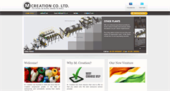 Desktop Screenshot of mcreationcoltd.com